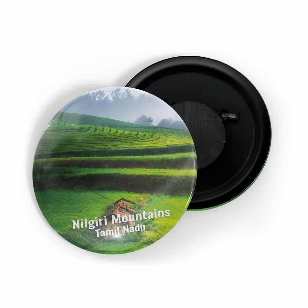dhcrafts Fridge Magnet Multicolor Nilgiri Mountains Tamil nadu Tourist Place Glossy Finish Design Pack of 1 (58mm)
